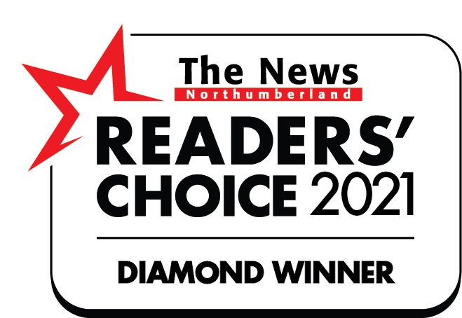 Best Foot Care Specialist and Podiatrist cobourg northumberland readers choice award 2021 badge