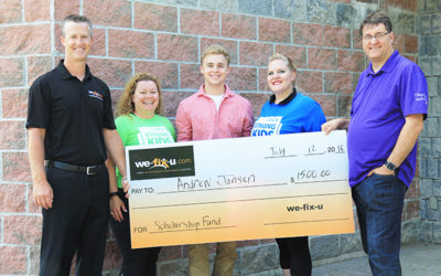 We-Fix-U Health Care Scholarship 2016 Award Presented